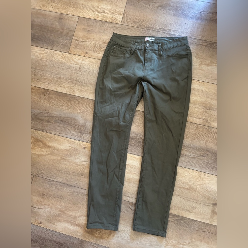 YMI Women's Skinny Olive Jeans